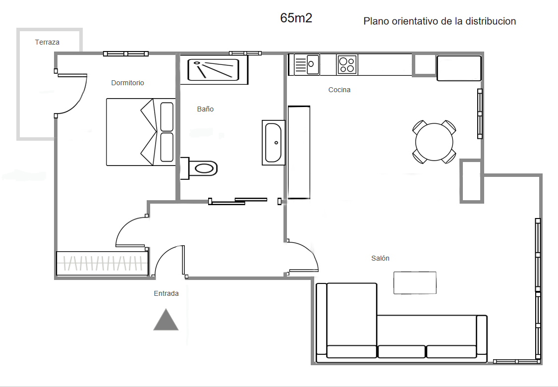 Mooi appartement met een fantastische locatie in Torremolinos-La Carihuela, op steenworp afstand van het strand, Paseo Marítimo en Puerto Marina.